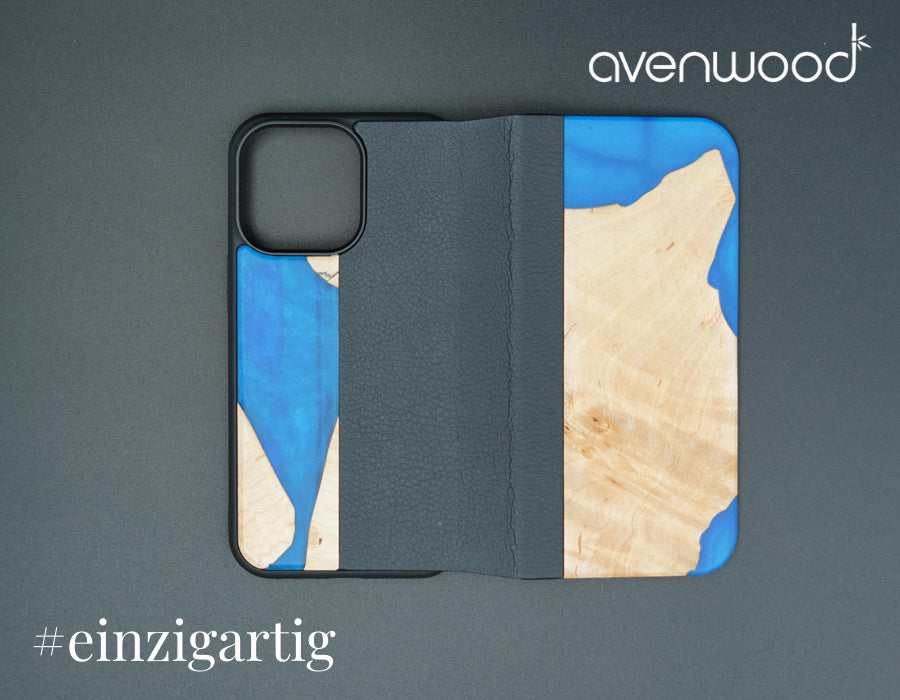 iPhone 13 Pro PORTO COLLECTION FLIPCASE 6013 Blau